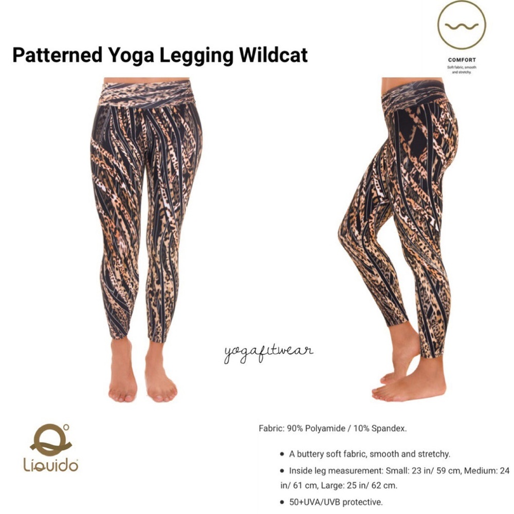 Liquido - Pattern Yoga Legging “Wildcat”
